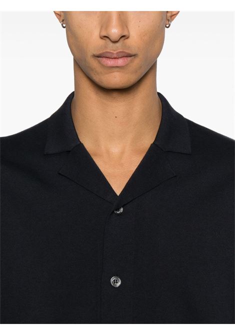 camicia maniche corte in maglia uomo nera ASPESI | M084 337101098